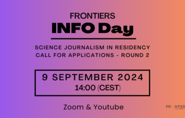 FRONTIERS Info Day Scheduled for 9 September 2024