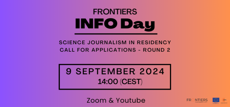 FRONTIERS Info Day Scheduled for 9 September 2024